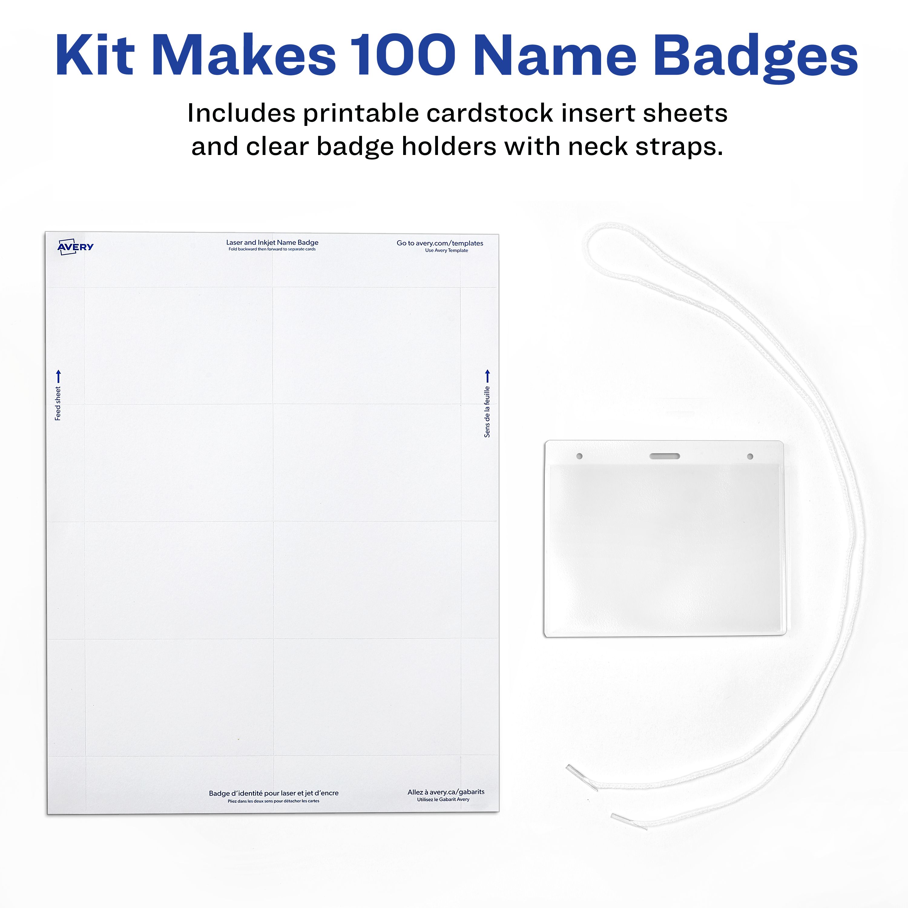 Name Badges with Cords, 3
